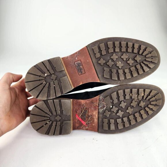 Florsheim Men's Chalet Boot US 12 M Chelsea Pull On Black Leather Plain Toe - Picture 6 of 11